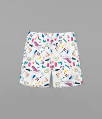 The Quiet Life Hoeckel Beach Shorts - White