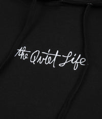 The Quiet Life Horizon Script Hoodie Black Flatspot