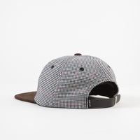 The Quiet Life Houndstooth Polo Cap - Black / White thumbnail