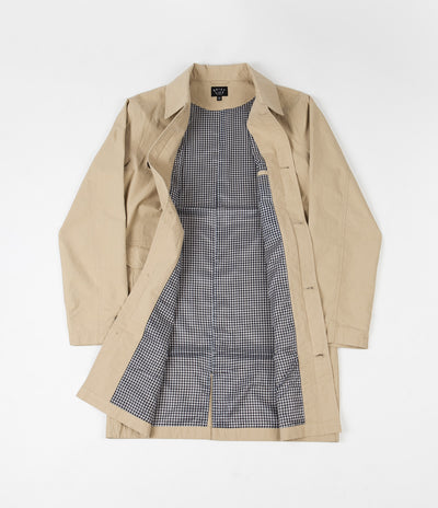 The Quiet Life Houndstooth Trench Jacket - Tan