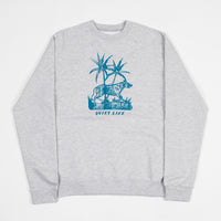 The Quiet Life Hyena Crewneck Sweatshirt - Heather Grey thumbnail