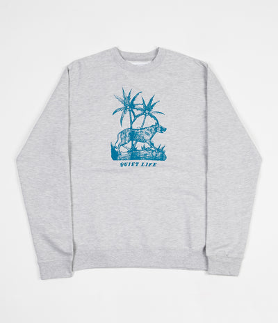 The Quiet Life Hyena Crewneck Sweatshirt - Heather Grey