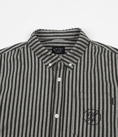 The Quiet Life Indio Button Down Shirt - Charcoal