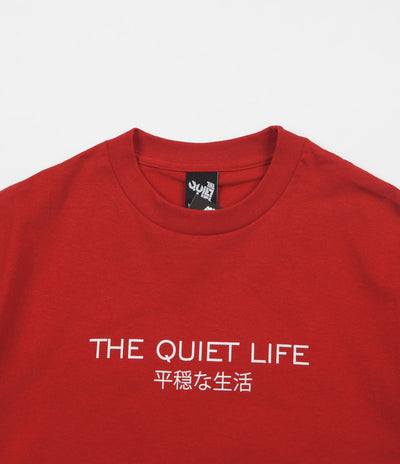 The Quiet Life Japan T-Shirt - Cardinal