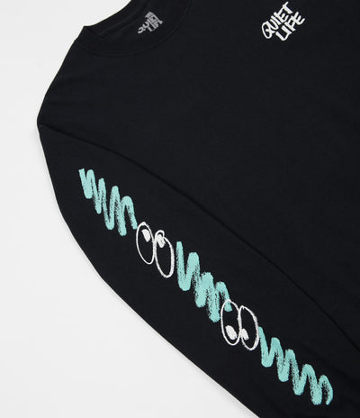 The Quiet Life Jarvis Long Sleeve T-Shirt - Black