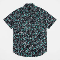 The Quiet Life Jarvis Short Sleeve Shirt - Teal / Black thumbnail