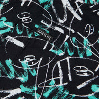 The Quiet Life Jarvis Short Sleeve Shirt - Teal / Black thumbnail