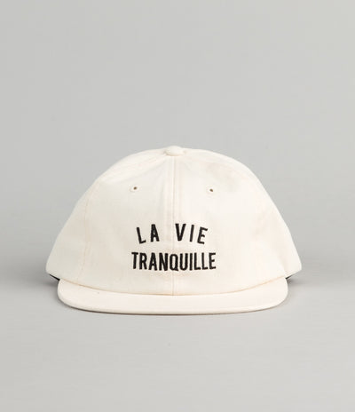 The Quiet Life La Vie Tranquille Polo Cap - Natural