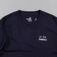 The Quiet Life La Vie Tranquille T-Shirt - Navy thumbnail