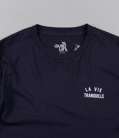 The Quiet Life La Vie Tranquille T-Shirt - Navy