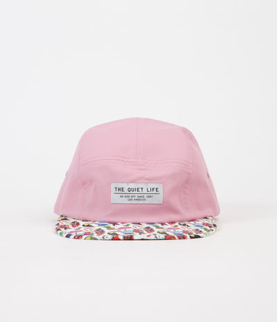 The Quiet Life Liberty Birds Of Paradise 5 Panel Cap - Pink Upper