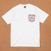 The Quiet Life Liberty Birds Of Paradise Pocket T-Shirt - White thumbnail