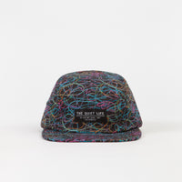 The Quiet Life Liberty Of London Swirl 5 Panel Cap - Black thumbnail