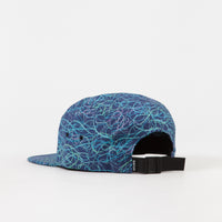 The Quiet Life Liberty Of London Swirl 5 Panel Cap - Navy thumbnail