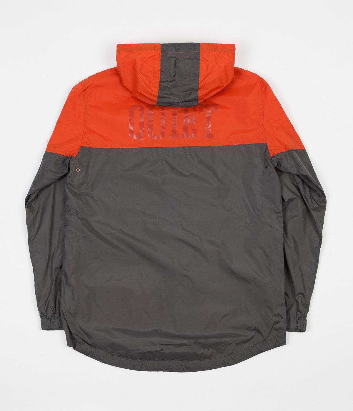 The Quiet Life MC Windbreaker Jacket - Orange / Grey | Flatspot