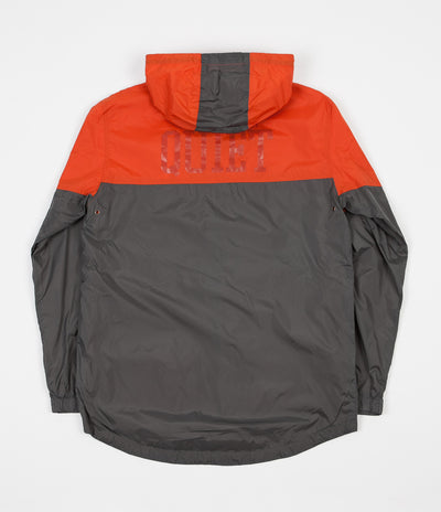 The Quiet Life MC Windbreaker Jacket - Orange / Grey