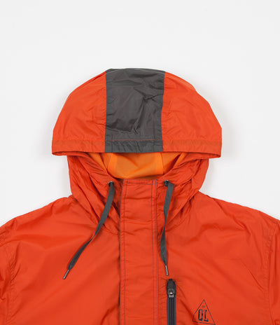 The Quiet Life MC Windbreaker Jacket - Orange / Grey