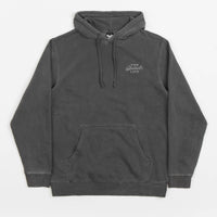 The Quiet Life Mechanic Logo Pigment Dyed Hoodie - Black thumbnail