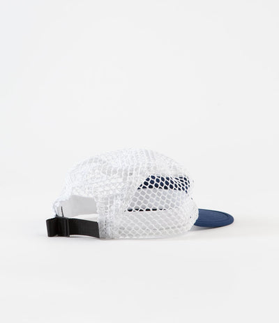 The Quiet Life Mesh Crush 5 Panel Camper  Cap - Navy / White