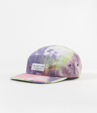 The Quiet Life Neon Tie Dye 5 Panel Camper Cap - Tie Dye