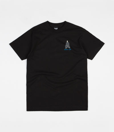 The Quiet Life Never Give Up T-Shirt - Black