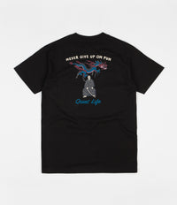 The Quiet Life Never Give Up T-Shirt - Black