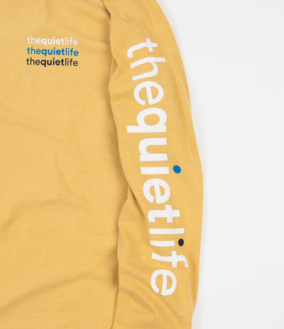 The Quiet Life Origin Pigment Dyed Long Sleeve T-Shirt - Gold