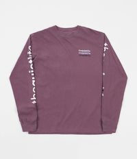 The Quiet Life Origin Pigment Dyed Long Sleeve T-Shirt - Mauve