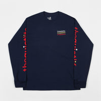 The Quiet Life Origin Rainbow Long Sleeve T-Shirt - Navy thumbnail