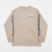 The Quiet Life Origin Rainbow Long Sleeve T-Shirt - Sand thumbnail