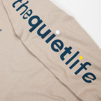 The Quiet Life Origin Rainbow Long Sleeve T-Shirt - Sand thumbnail