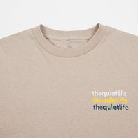 The Quiet Life Origin Rainbow Long Sleeve T-Shirt - Sand thumbnail