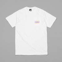 The Quiet Life Origin Rainbow Pocket T-Shirt - White thumbnail