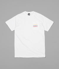 The Quiet Life Origin Rainbow Pocket T-Shirt - White