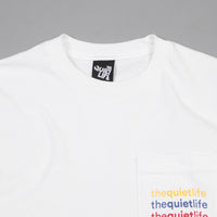 The Quiet Life Origin Rainbow Pocket T-Shirt - White thumbnail