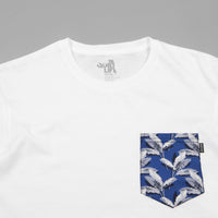 The Quiet Life Palm Pocket Premium T-Shirt - White thumbnail