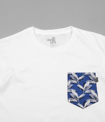 The Quiet Life Palm Pocket Premium T-Shirt - White