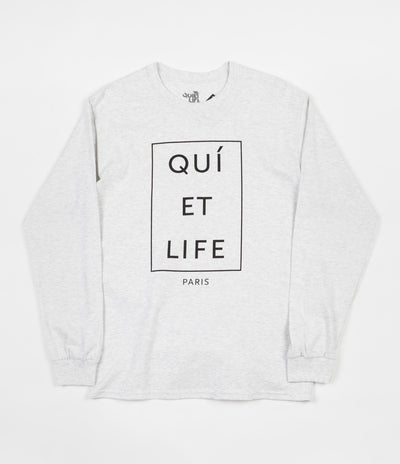 The Quiet Life Paris Long Sleeve T-Shirt - Ash Heather