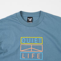 The Quiet Life Peace Block T-Shirt - Slate thumbnail