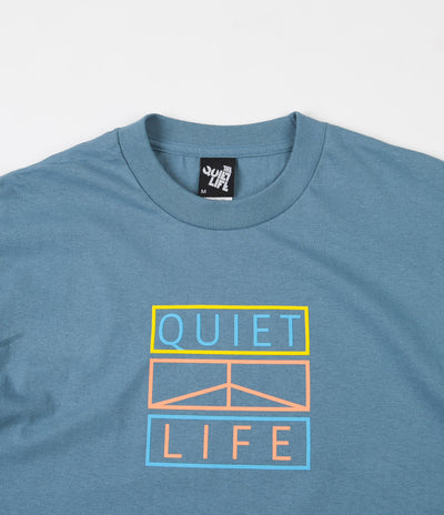 The Quiet Life Peace Block T-Shirt - Slate