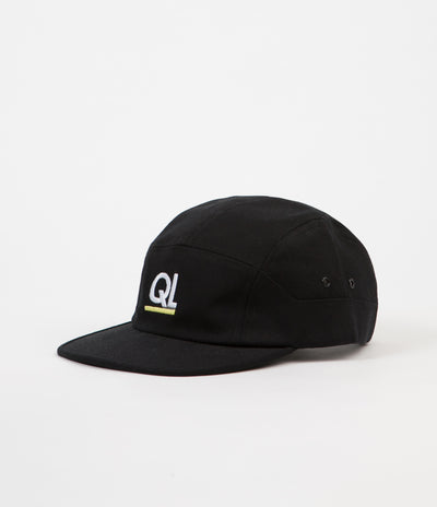 The Quiet Life Periodic 7 Panel Cap - Black