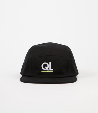 The Quiet Life Periodic 7 Panel Cap - Black