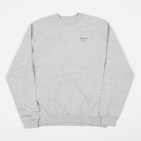 The Quiet Life Pyramid Logo Crewneck Sweatshirt - Heather Grey thumbnail