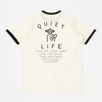 The Quiet Life Quiet Life Shop T-Shirt - Cream / Black thumbnail