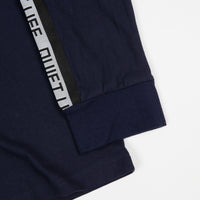 The Quiet Life Racing Stripe Long Sleeve T-Shirt - Navy thumbnail