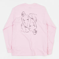 The Quiet Life Reflective Long Sleeve T-Shirt - Pink thumbnail