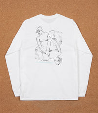 The Quiet Life Reflective Long Sleeve T-Shirt - White