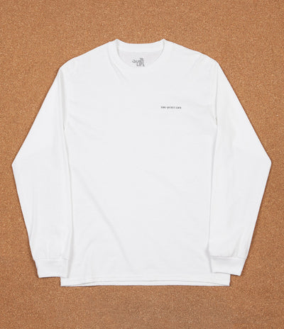 The Quiet Life Reflective Long Sleeve T-Shirt - White