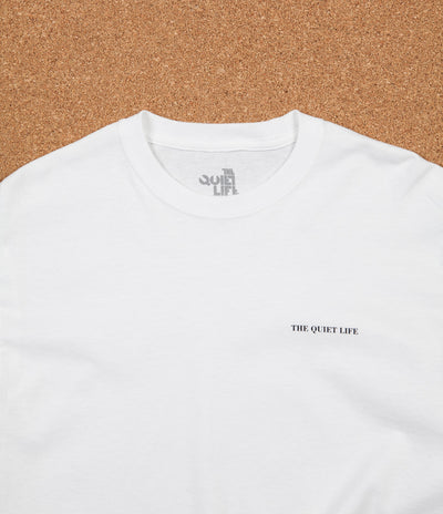 The Quiet Life Reflective Long Sleeve T-Shirt - White