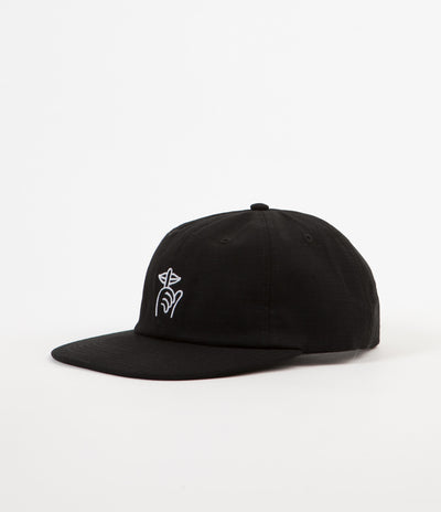 The Quiet Life Ripstop Shhh Polo Cap - Black